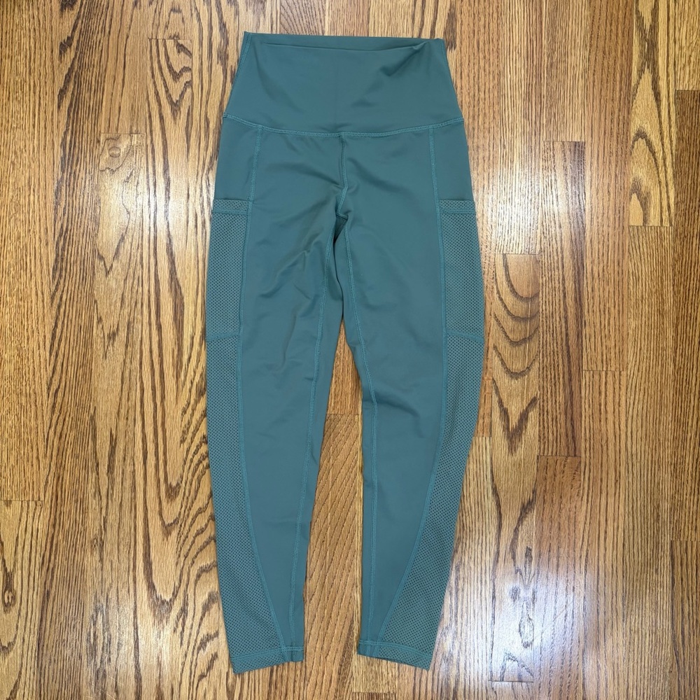 Aerie Olive Chill Play Move Leggings (S)
